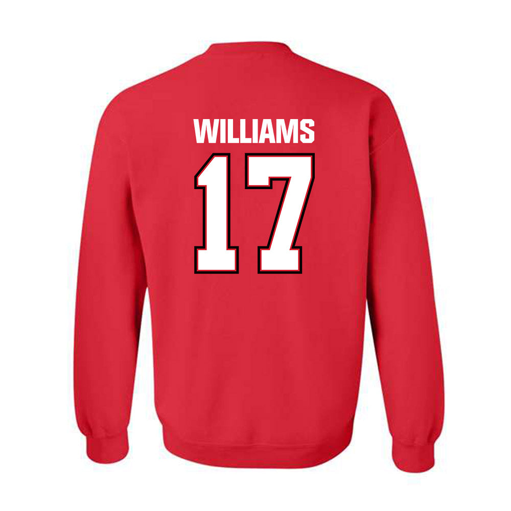Minot State - NCAA Football : Justin Williams - Classic Shersey Crewneck Sweatshirt-1