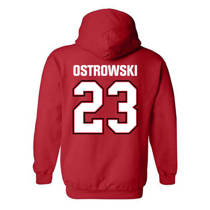 Minot State - NCAA Women's Soccer : Morgan Ostrowski - Classic Shersey Hooded Sweatshirt-1