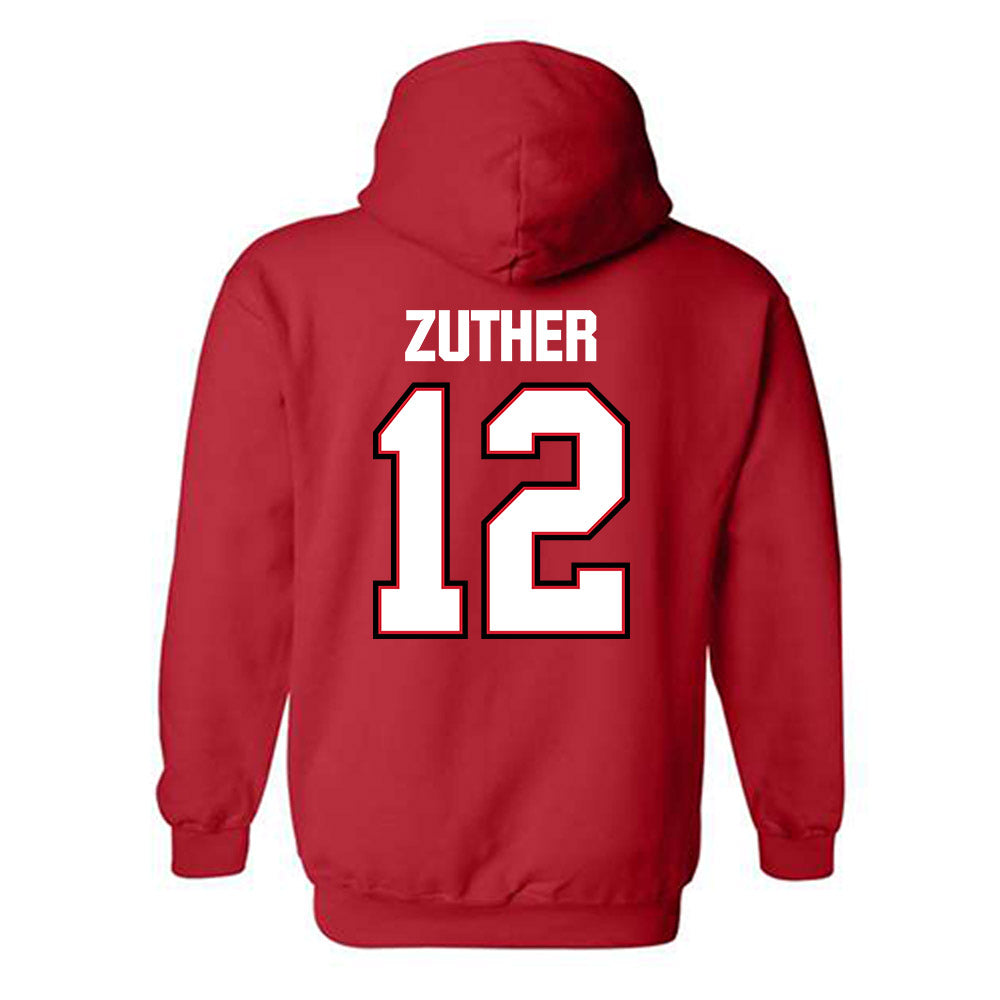 Minot State - NCAA Women's Volleyball : Addison Zuther - Classic Shersey Hooded Sweatshirt-1