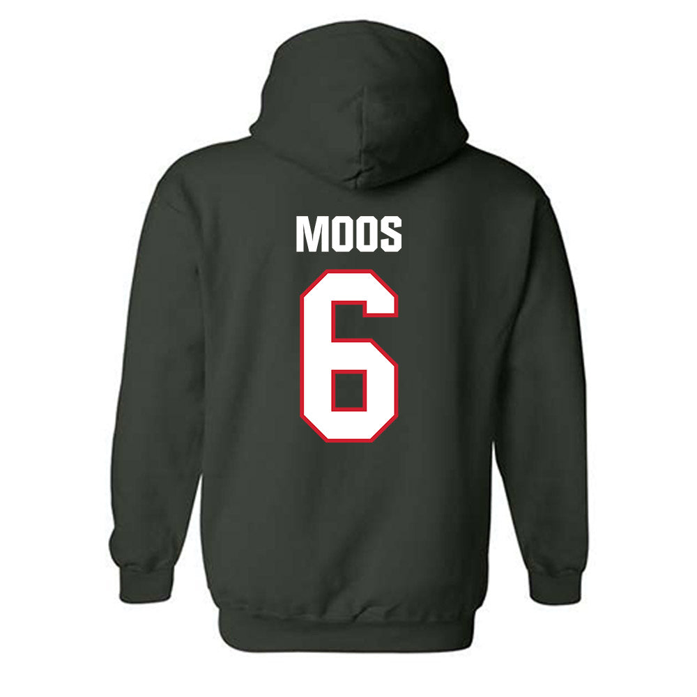 Minot State - NCAA Softball : Mallory Moos - Classic Shersey Hooded Sweatshirt-1