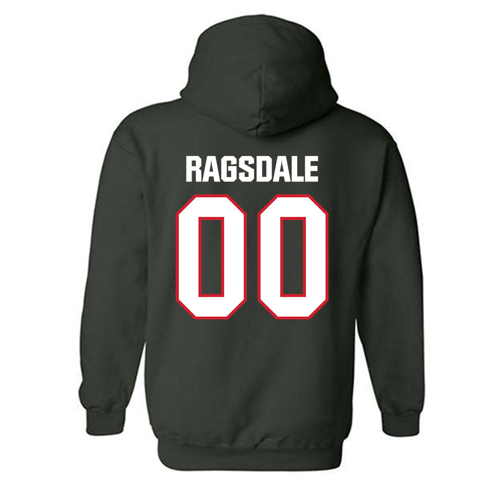 Minot State - NCAA Baseball : Austin Ragsdale - Classic Shersey Hooded Sweatshirt-1