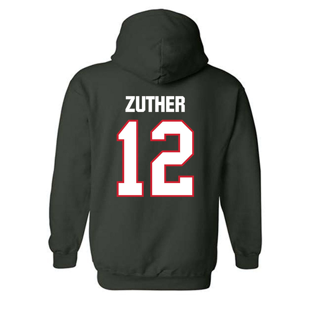 Minot State - NCAA Women's Volleyball : Addison Zuther - Classic Shersey Hooded Sweatshirt-1