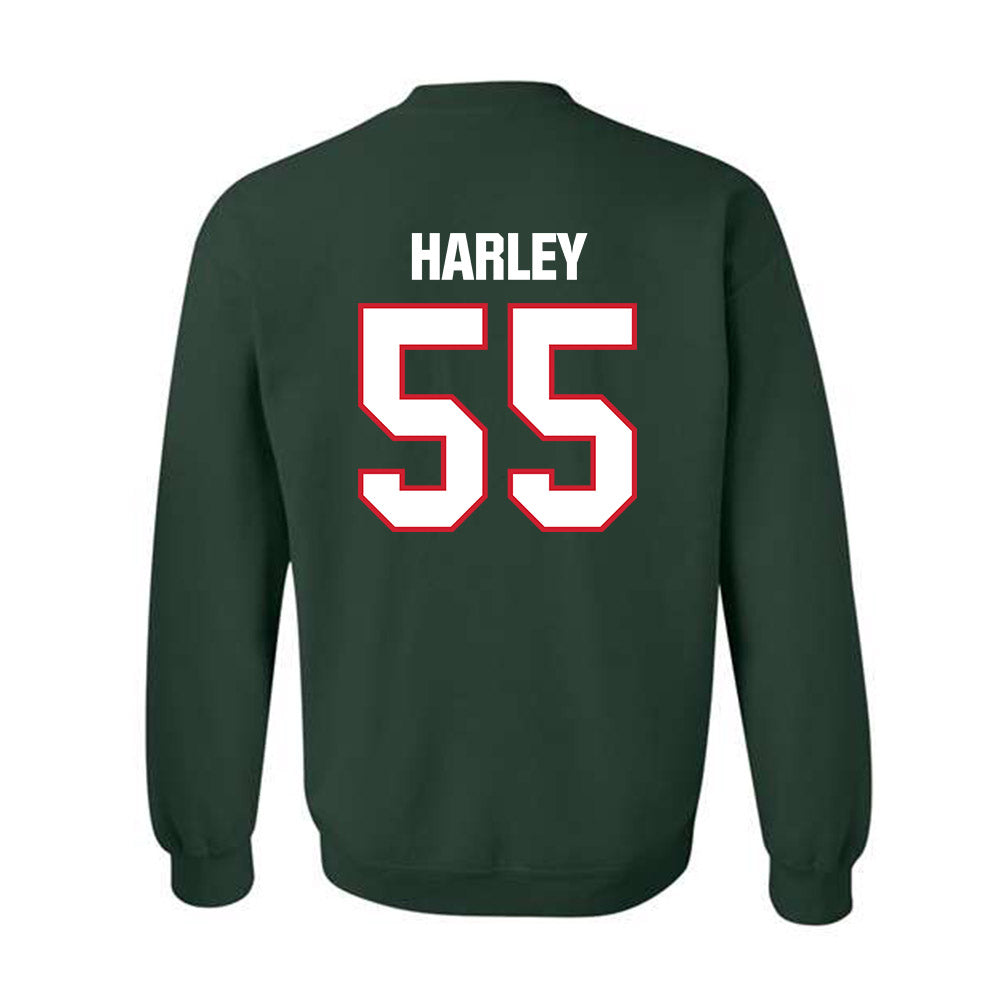 Minot State - NCAA Baseball : Jon Harley - Classic Shersey Crewneck Sweatshirt-1