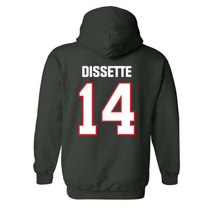 Minot State - NCAA Men's Basketball : Darik Dissette - Classic Shersey Hooded Sweatshirt-1