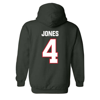 Minot State - NCAA Women's Basketball : Emma Jones - Classic Shersey Hooded Sweatshirt-1