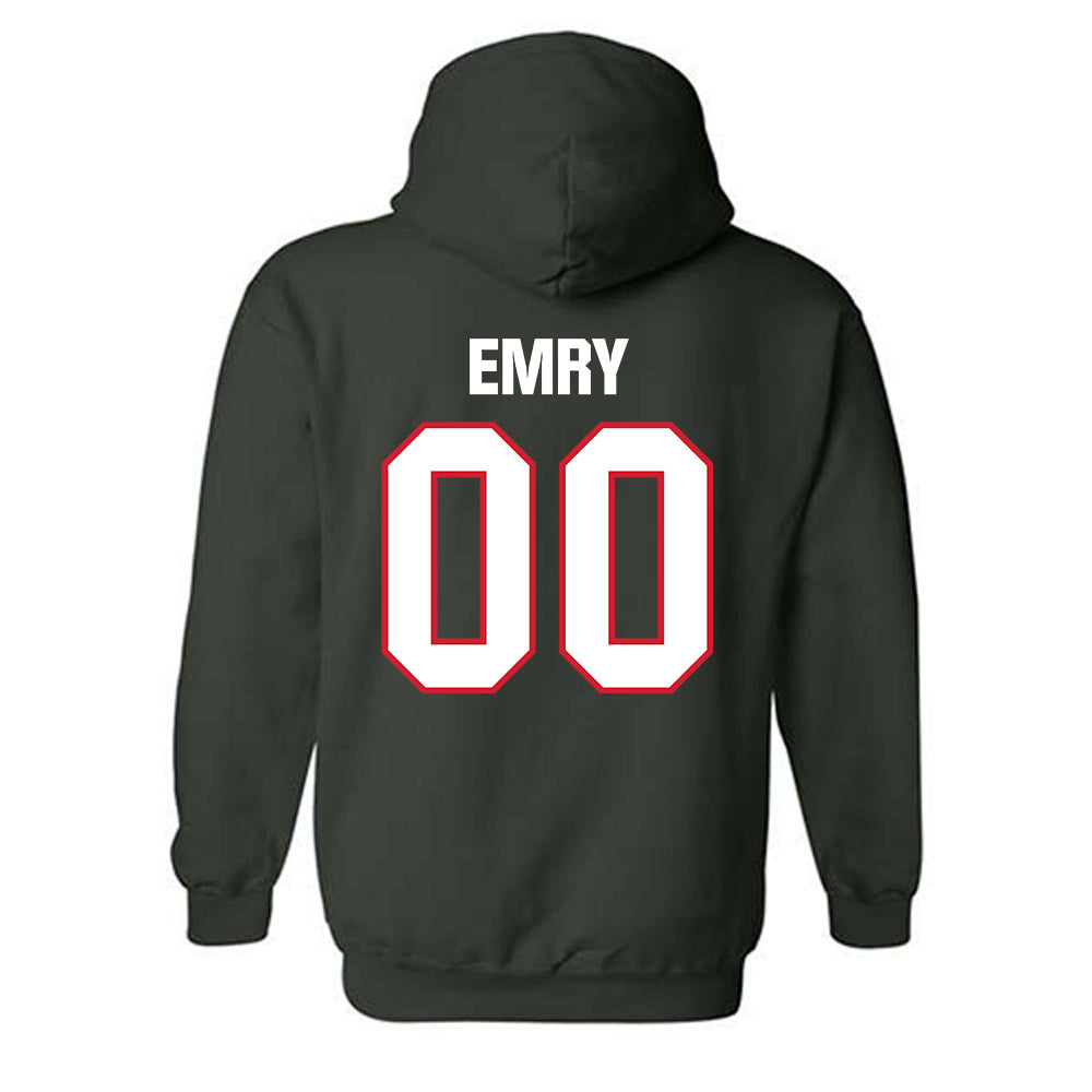 Minot State - NCAA Football : Brady Emry - Classic Shersey Hooded Sweatshirt-1