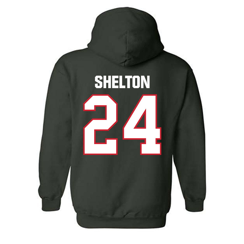 Minot State - NCAA Baseball : Keith Shelton - Classic Shersey Hooded Sweatshirt-1