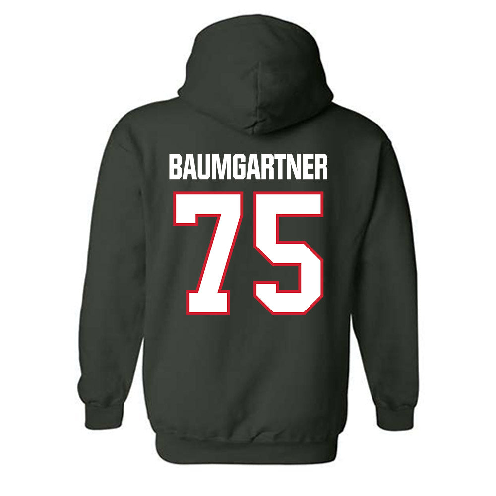 Minot State - NCAA Football : Landon Baumgartner - Classic Shersey Hooded Sweatshirt-1