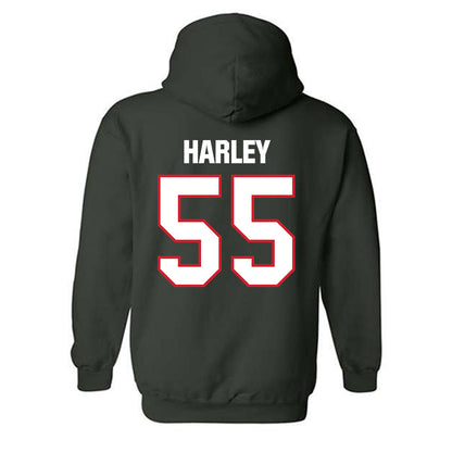 Minot State - NCAA Baseball : Jon Harley - Classic Shersey Hooded Sweatshirt-1