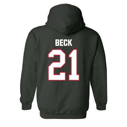 Minot State - NCAA Women's Basketball : Skotti Beck - Classic Shersey Hooded Sweatshirt-1
