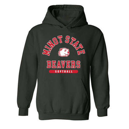 Minot State - NCAA Softball : Mallory Moos - Classic Shersey Hooded Sweatshirt-0