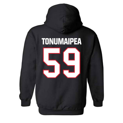 Minot State - NCAA Football : Mahonri Tonumaipea - Hooded Sweatshirt-1