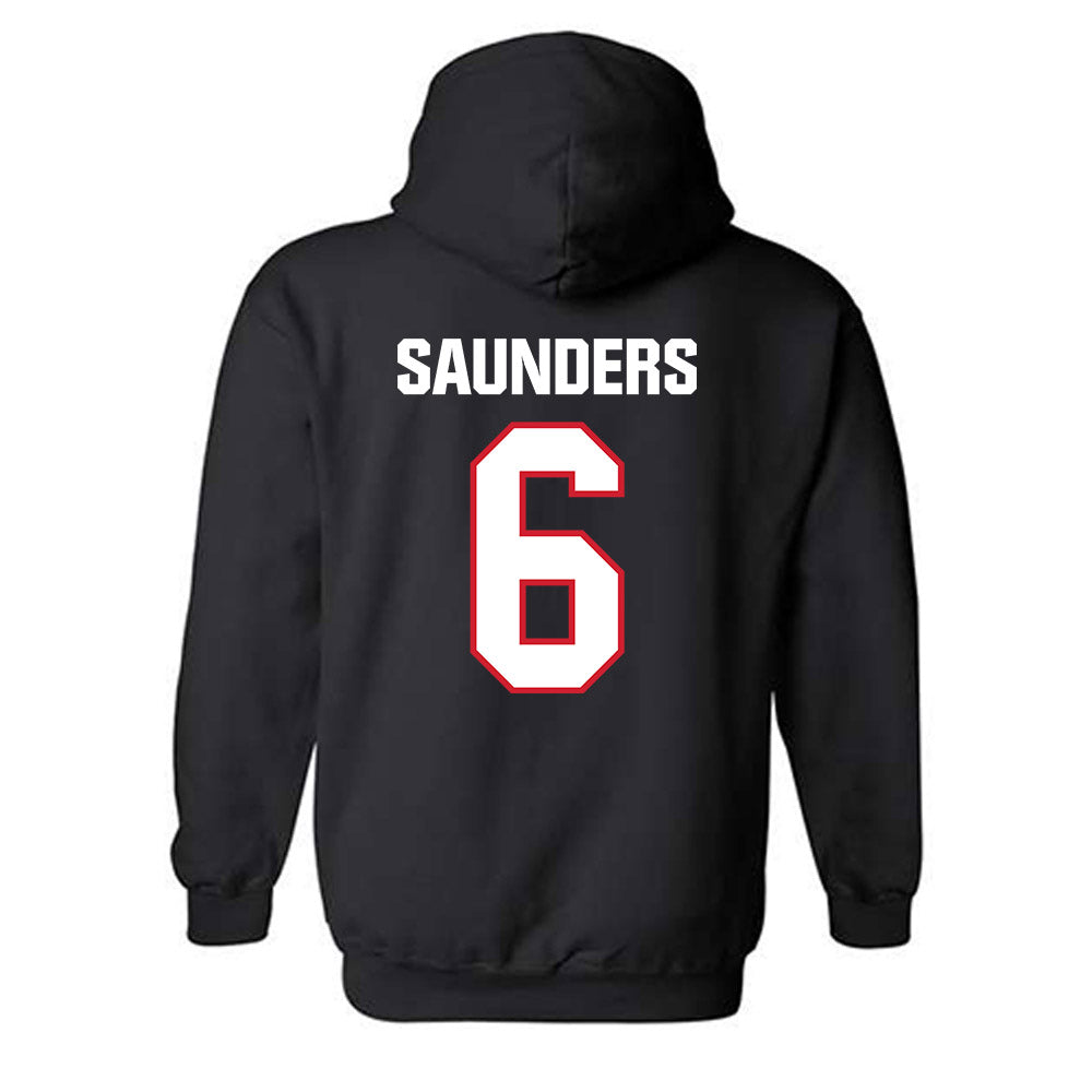 Minot State - NCAA Women's Volleyball : Haley Saunders - Hooded Sweatshirt-1