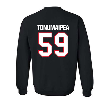 Minot State - NCAA Football : Mahonri Tonumaipea - Crewneck Sweatshirt-1