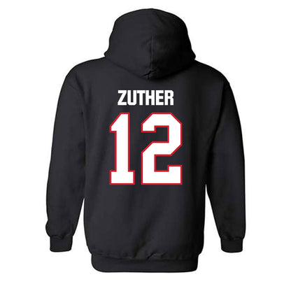 Minot State - NCAA Women's Volleyball : Addison Zuther - Hooded Sweatshirt-1