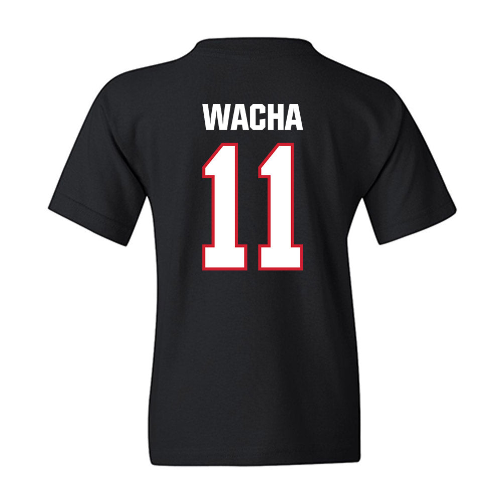 Minot State - NCAA Women's Basketball : Ashley Wacha - Youth T-Shirt-1