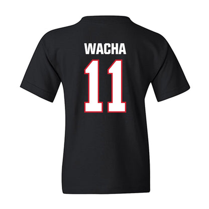 Minot State - NCAA Women's Basketball : Ashley Wacha - Youth T-Shirt-1