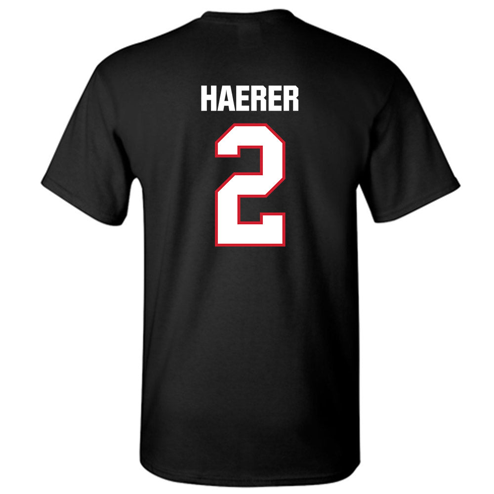 Minot State - NCAA Men's Basketball : Carson Haerer - T-Shirt-1