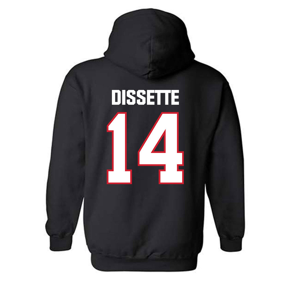 Minot State - NCAA Men's Basketball : Darik Dissette - Hooded Sweatshirt-1