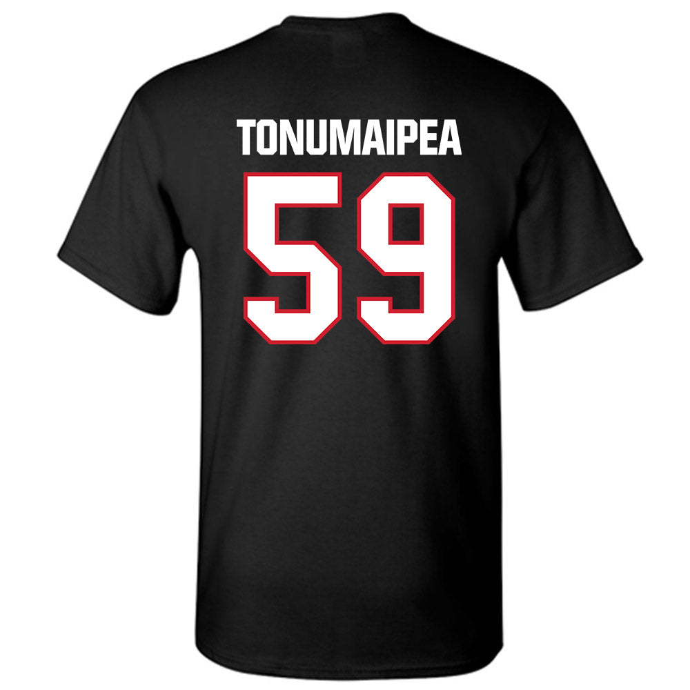 Minot State - NCAA Football : Mahonri Tonumaipea - T-Shirt-1