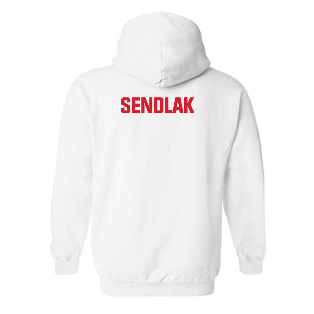 Minot State - NCAA Men's Golf : Gabriel Sendlak - Hooded Sweatshirt-1