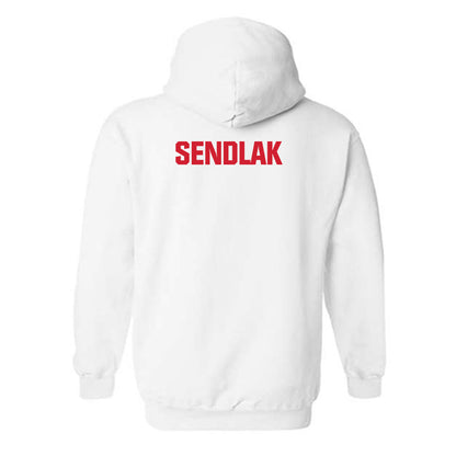 Minot State - NCAA Men's Golf : Gabriel Sendlak - Hooded Sweatshirt-1