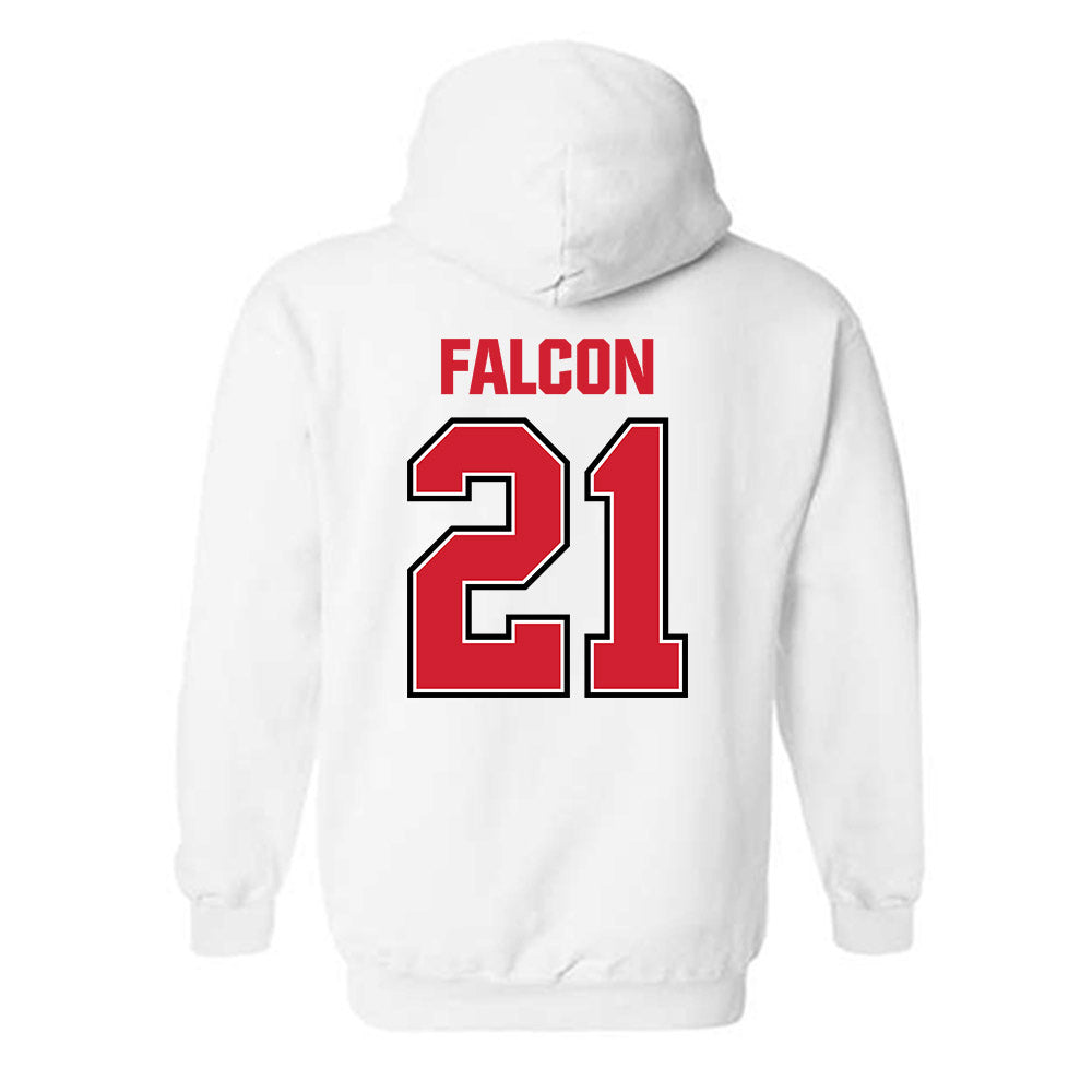 Minot State - NCAA Men's Basketball : Parker Falcon - Hooded Sweatshirt-1