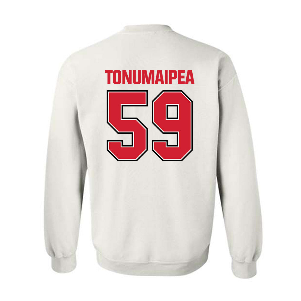 Minot State - NCAA Football : Mahonri Tonumaipea - Crewneck Sweatshirt-1