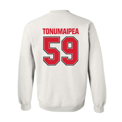 Minot State - NCAA Football : Mahonri Tonumaipea - Crewneck Sweatshirt-1