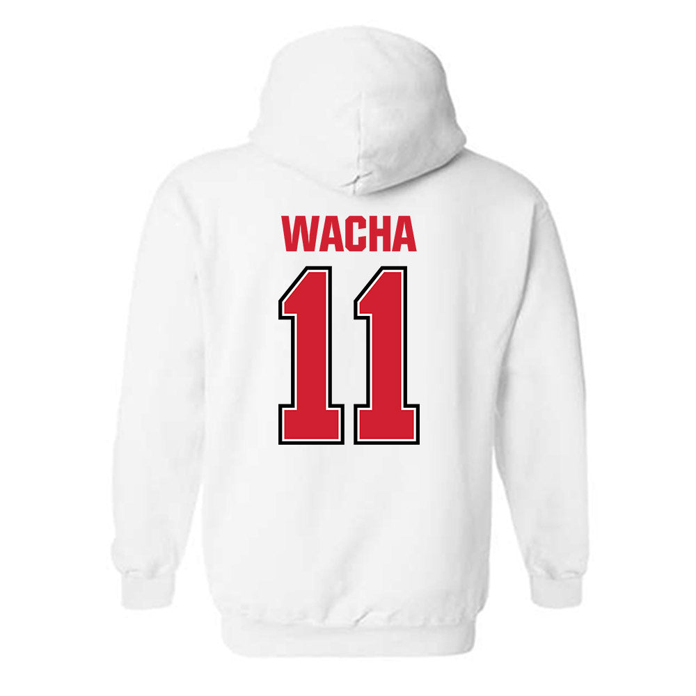 Minot State - NCAA Women's Basketball : Ashley Wacha - Hooded Sweatshirt-1