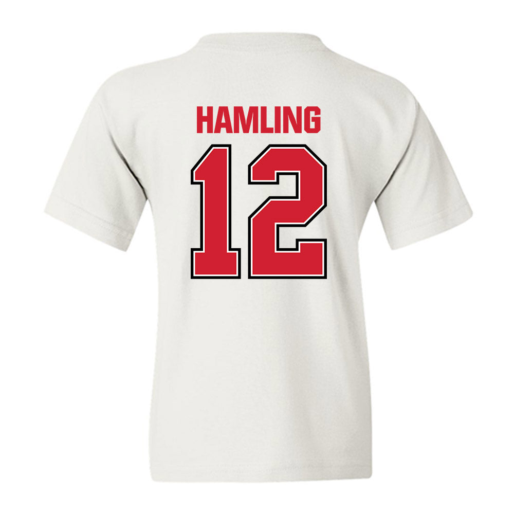 Minot State - NCAA Women's Basketball : Taryn Hamling - Youth T-Shirt-1