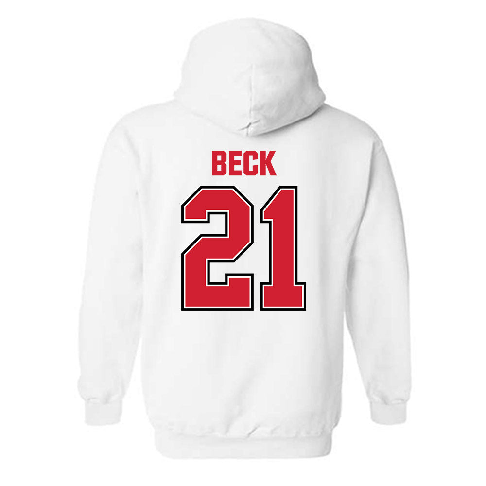 Minot State - NCAA Women's Basketball : Skotti Beck - Hooded Sweatshirt-1