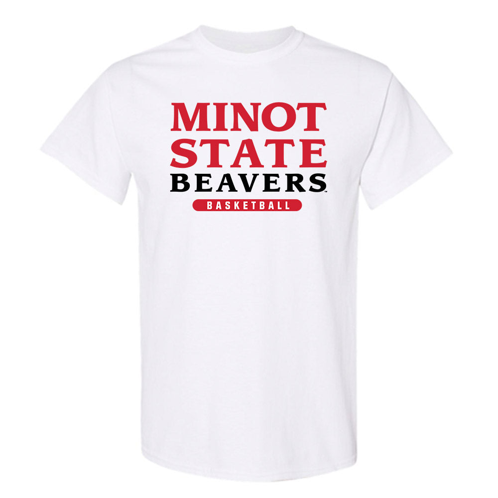 Minot State - NCAA Men's Basketball : Carson Haerer - T-Shirt-0