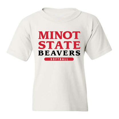 Minot State - NCAA Softball : Mallory Moos - Youth T-Shirt-0
