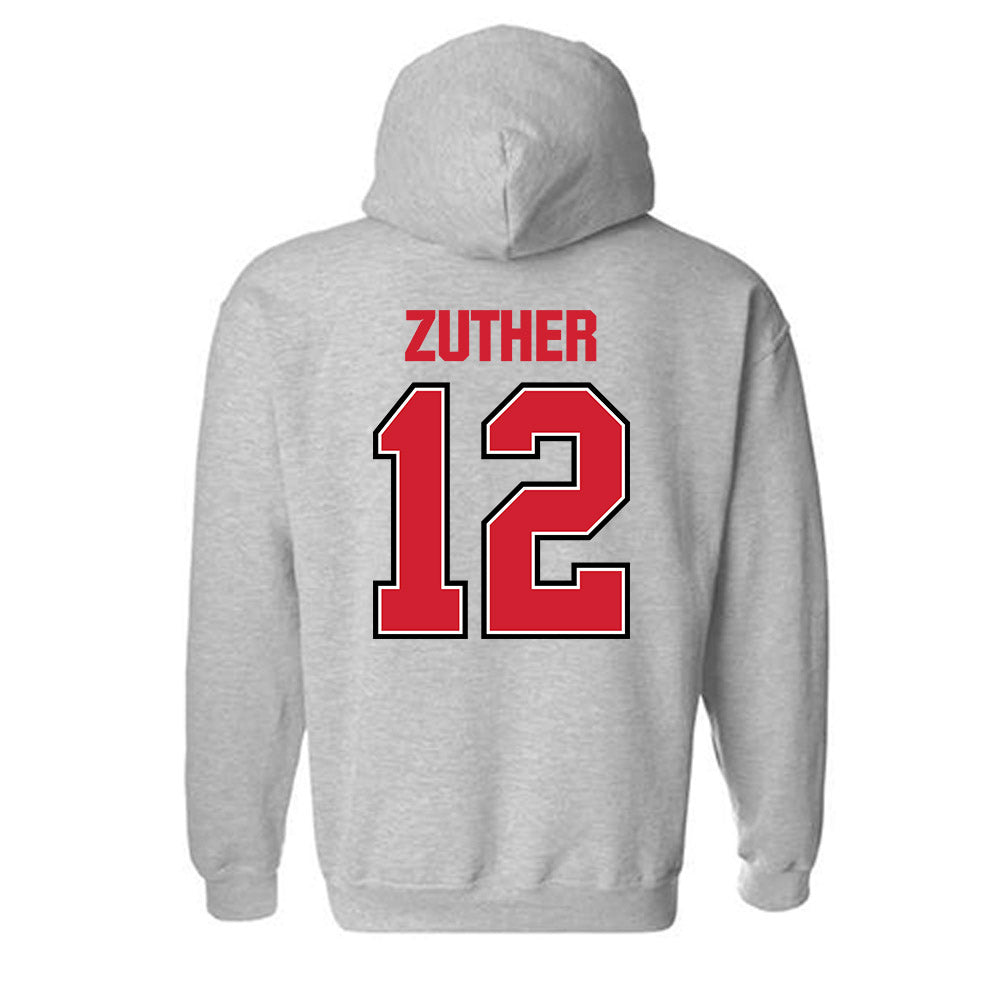Minot State - NCAA Women's Volleyball : Addison Zuther - Classic Shersey Hooded Sweatshirt-1