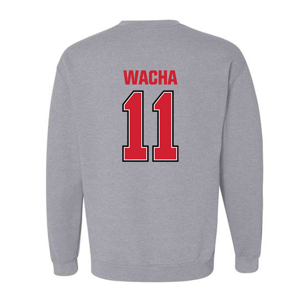 Minot State - NCAA Women's Basketball : Ashley Wacha - Classic Shersey Crewneck Sweatshirt-1