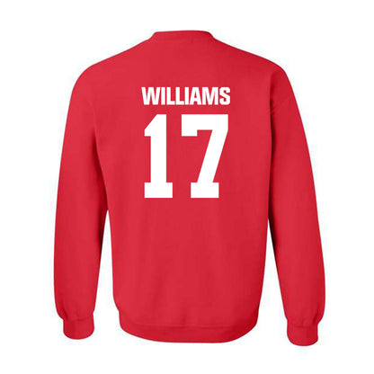 Minot State - NCAA Football : Justin Williams - Classic Shersey Crewneck Sweatshirt-1