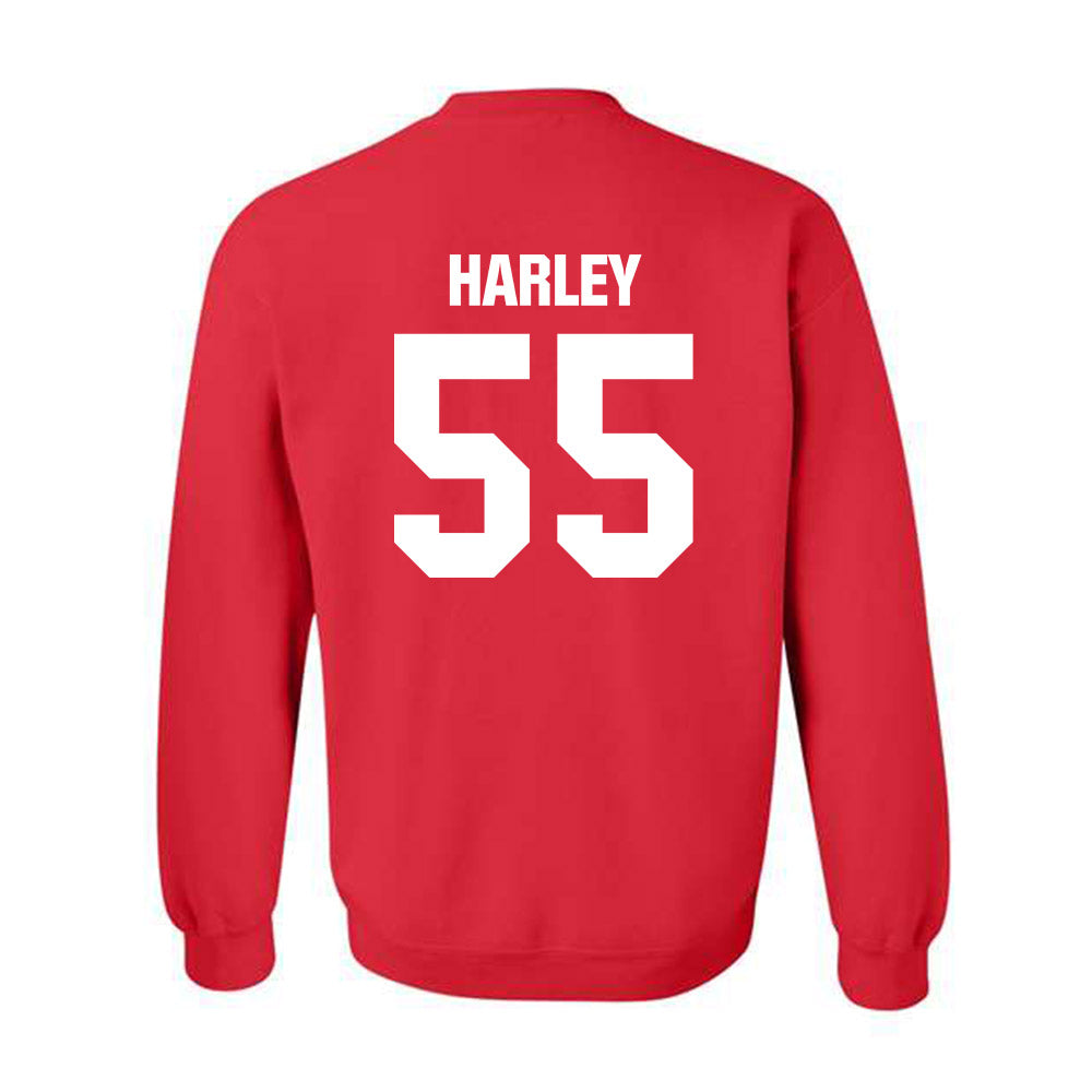 Minot State - NCAA Baseball : Jon Harley - Classic Shersey Crewneck Sweatshirt-1
