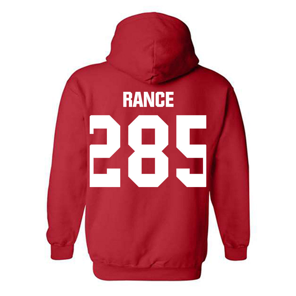 Minot State - NCAA Wrestling : Braxton Rance - Classic Shersey Hooded Sweatshirt-1
