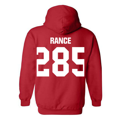 Minot State - NCAA Wrestling : Braxton Rance - Classic Shersey Hooded Sweatshirt-1