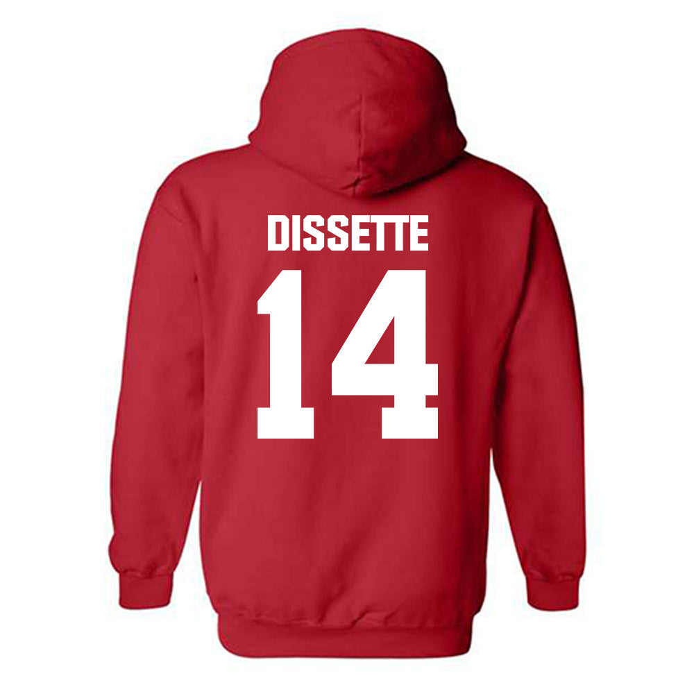 Minot State - NCAA Men's Basketball : Darik Dissette - Classic Shersey Hooded Sweatshirt-1