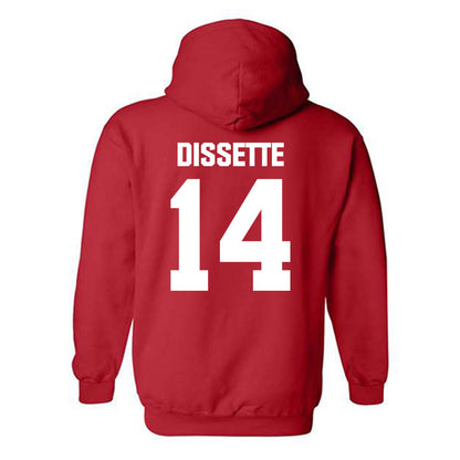 Minot State - NCAA Men's Basketball : Darik Dissette - Classic Shersey Hooded Sweatshirt-1