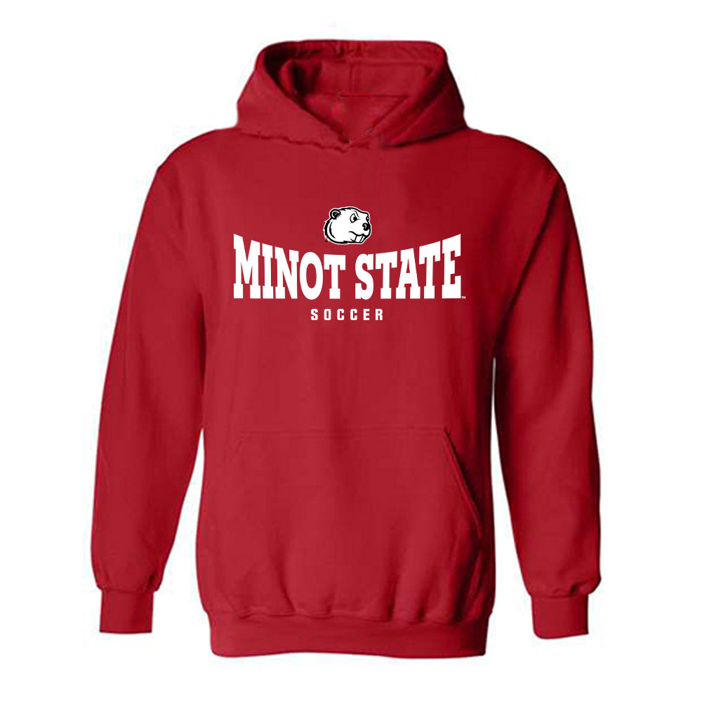 Minot State - NCAA Women's Soccer : Leah Salas - Classic Shersey Hooded Sweatshirt-0
