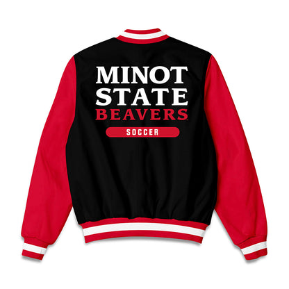 Minot State - NCAA Women's Soccer : Morgan Ostrowski - Bomber Jacket-1