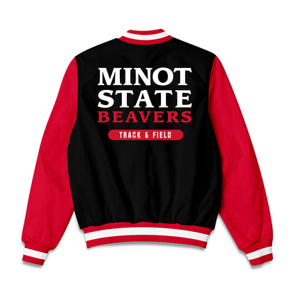 Minot State - NCAA Men's Track & Field : Jayden Corum - Bomber Jacket-1