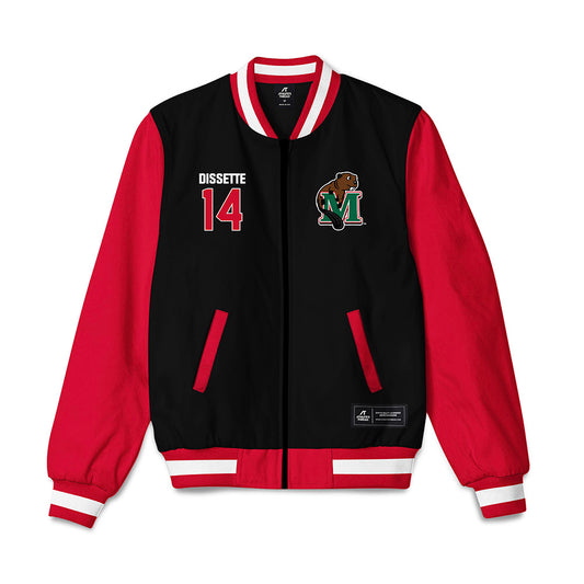 Minot State - NCAA Men's Basketball : Darik Dissette - Bomber Jacket-0