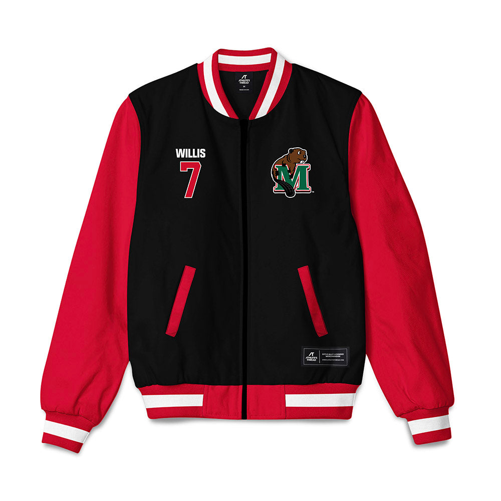Minot State - NCAA Women's Volleyball : Emily Willis - Bomber Jacket-0