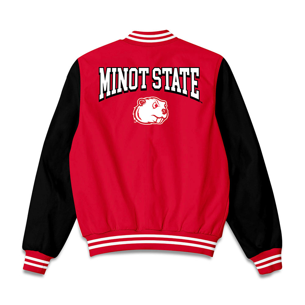 Minot State - NCAA Women's Volleyball : Haley Saunders - Bomber Jacket-1