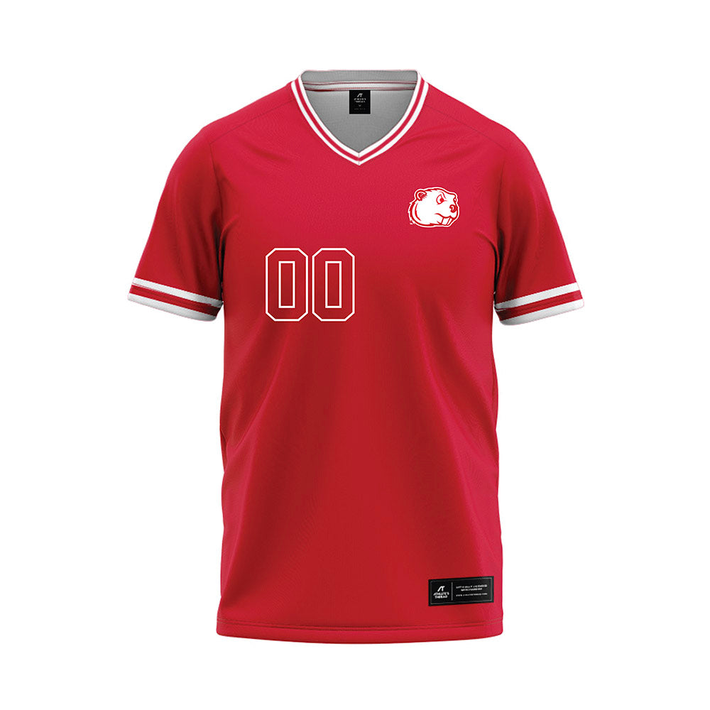 Minot State - NCAA Baseball : Austin Ragsdale - Red Baseball Jersey-0