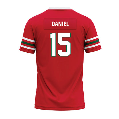 Minot State - NCAA Football : Kieran Daniel - Red Premium Football Jersey-1